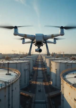 Drone Inspections in Tank