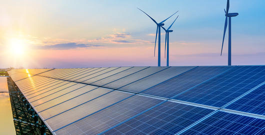 Solar panels and wind power generation equipment By hrui